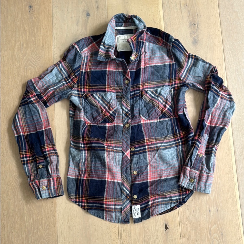 Abercrombie & Fitch Multicolor Plaid Shirt